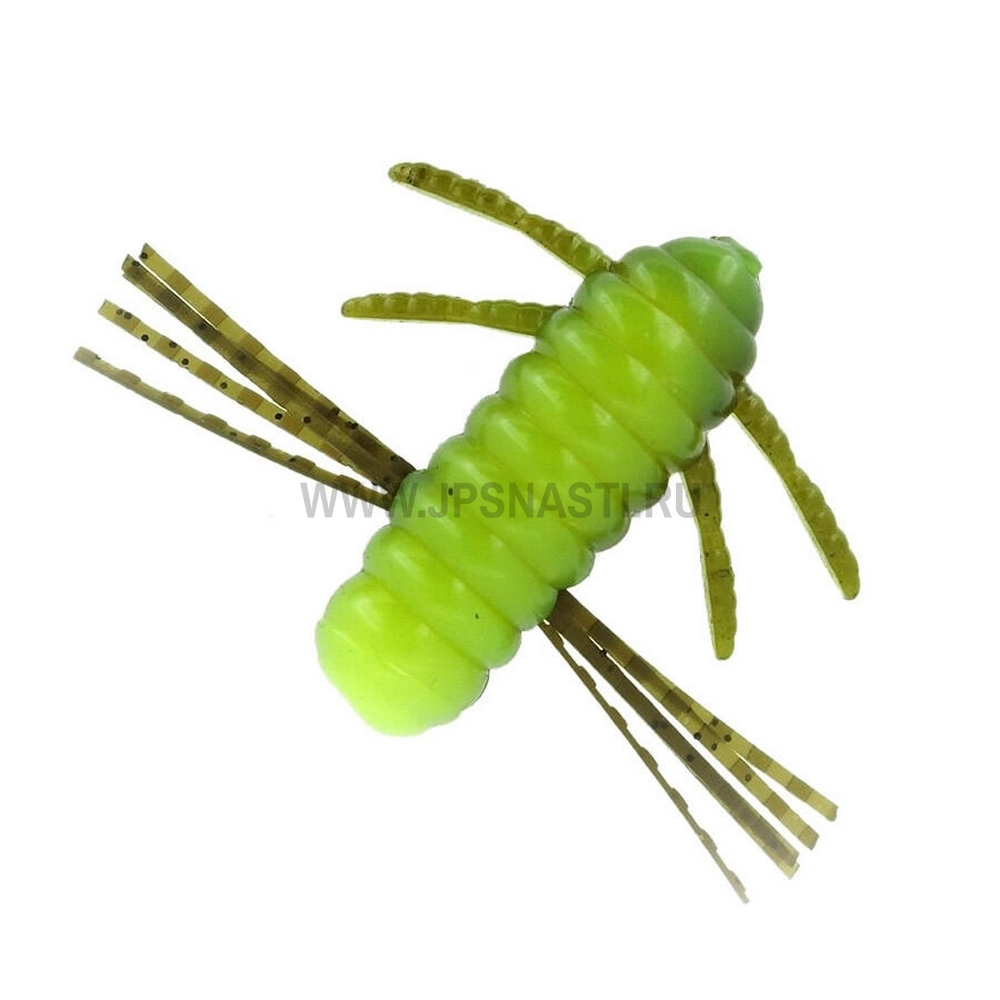 Силиконовые приманки Berkley PowerBait Aoki Mushi 1.5, GPCH Green Pumpkin