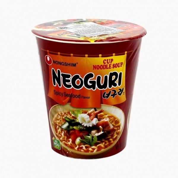 Лапша быстрого приготовления Neoguri, острая с морепродуктами, 62 гр