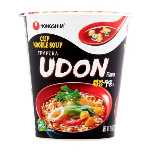 Лапша быстрого приготовления Nongshim, удон с темпурой и морепродуктами, 62 гр