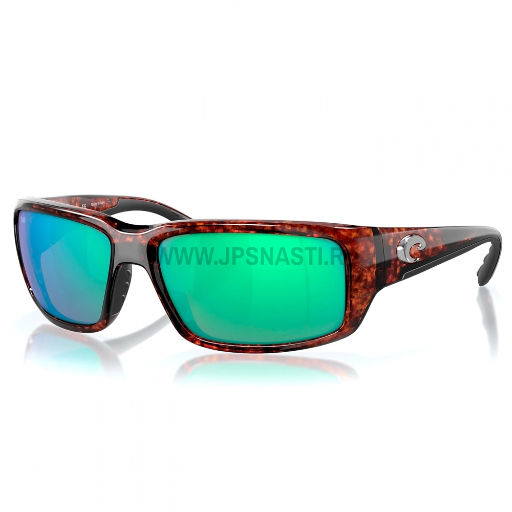 Очки поляризационные Costa Del Mar Fantail 580G, M, regular fit, tortoise/green mirror