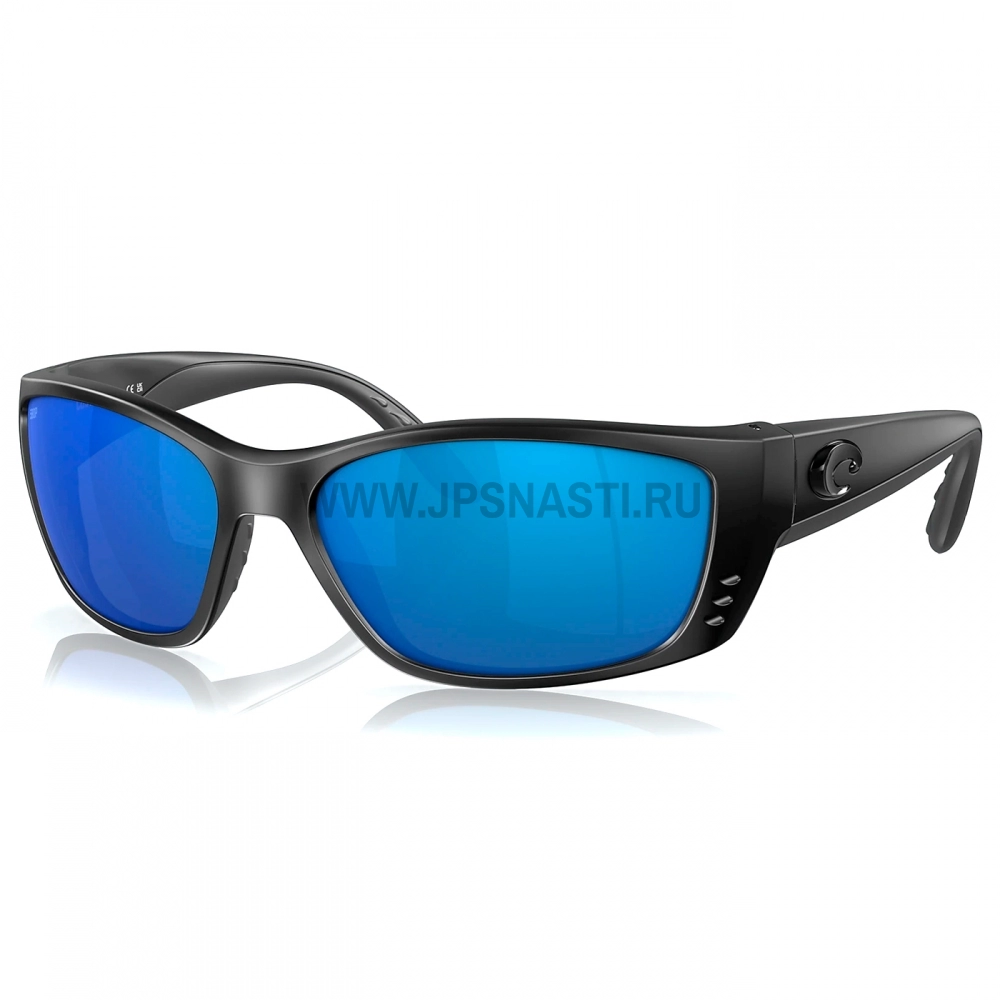 Очки поляризационные Costa Del Mar Fisch 580P, XL, regular fit, blackout/blue mirror