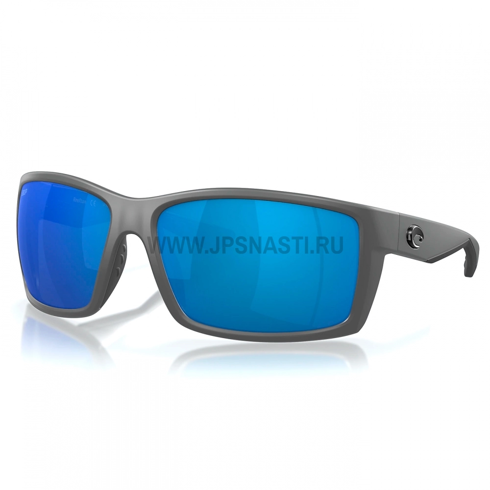 Очки поляризационные Costa Del Mar Reefton 580P, XL, regular fit, matte gray/blue mirror