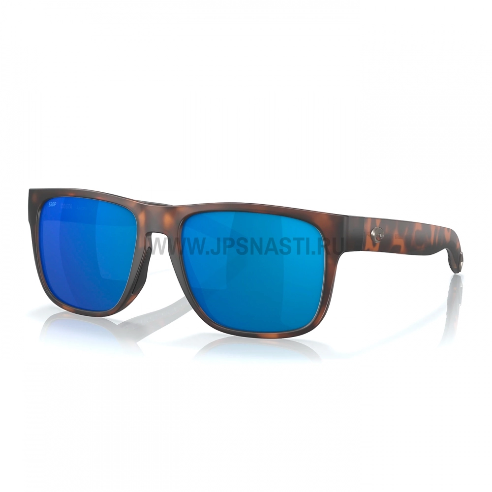 Очки поляризационные Costa Del Mar Spearo 580P, XXL, regular fit, matte tortoise/blue mirror