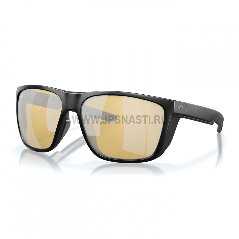 Очки поляризационные Costa Del Mar Ferg XL 580G, XL, wide fit, matte black/sunrise silver