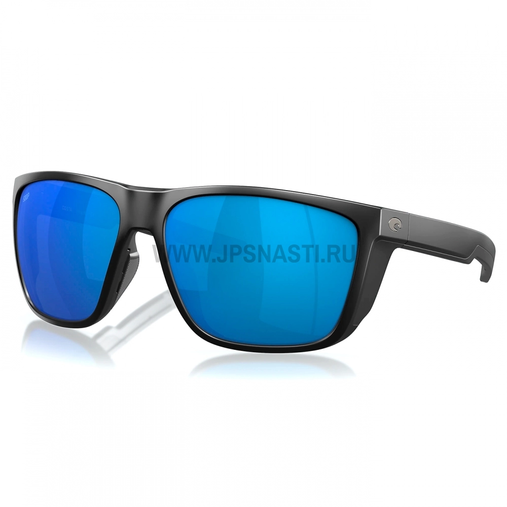 Очки поляризационные Costa Del Mar Ferg XL 580P, XL, wide fit, matte black/blue mirror