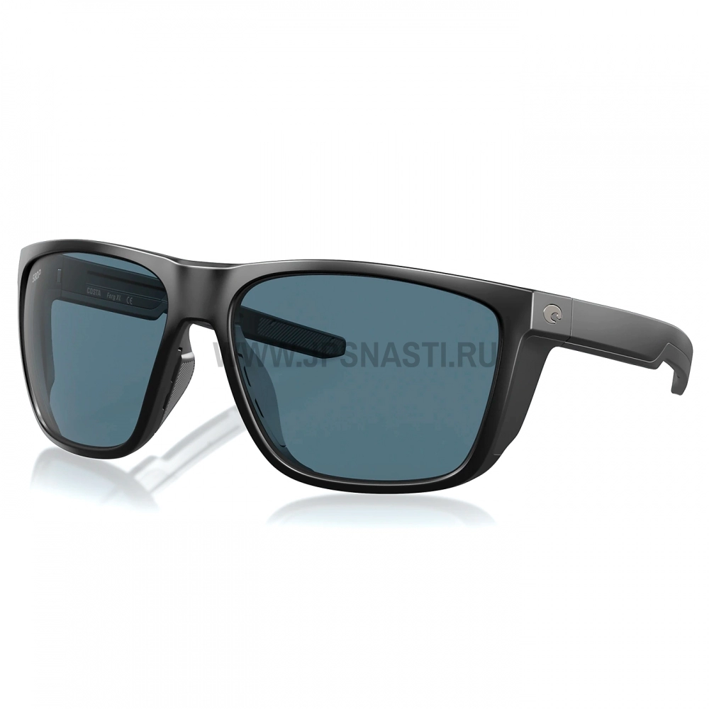 Очки поляризационные Costa Del Mar Ferg XL 580P, XL, wide fit, matte black/gray