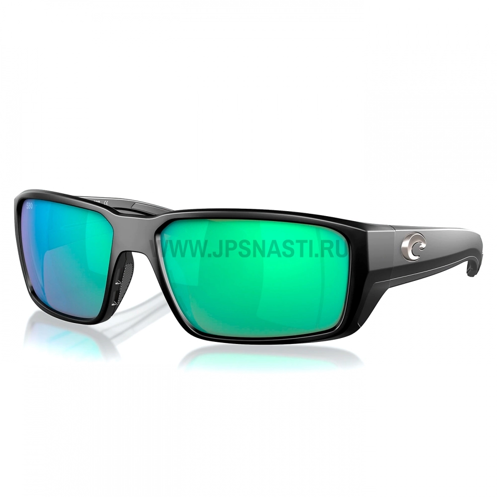 Очки поляризационные Costa Del Mar Fantail PRO 580G, L, regular fit, matte black/green mirror