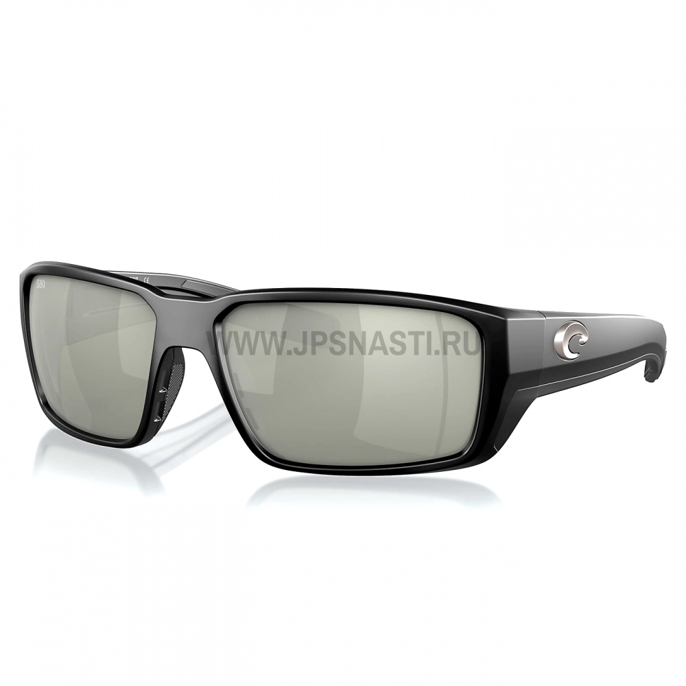 Очки поляризационные Costa Del Mar Fantail PRO 580G, L, regular fit, matte black/gray silver mirror