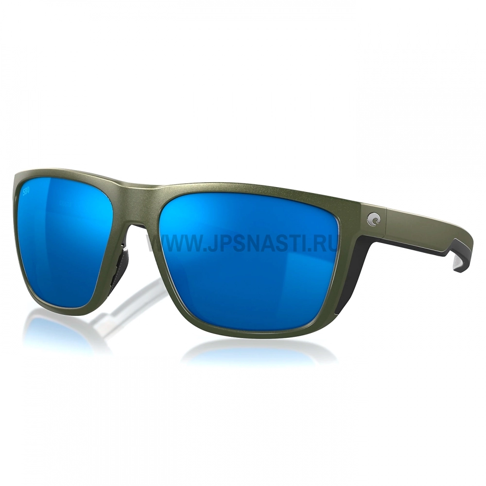 Очки поляризационные Costa Del Mar Ferg 580G, L, regular fit, steel gray metallic/blue mirror