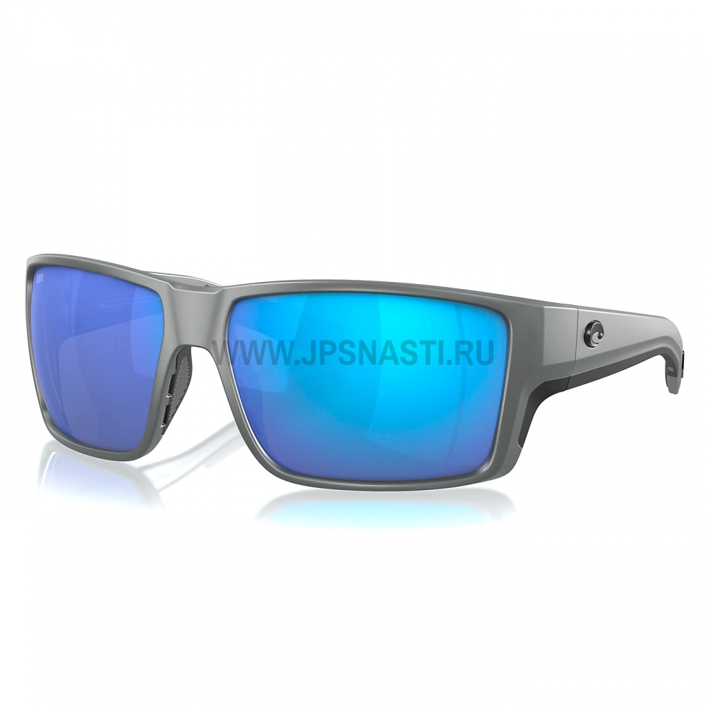 Очки поляризационные Costa Del Mar Reefton PRO 580G, XL, regular fit, matte gray/blue mirror