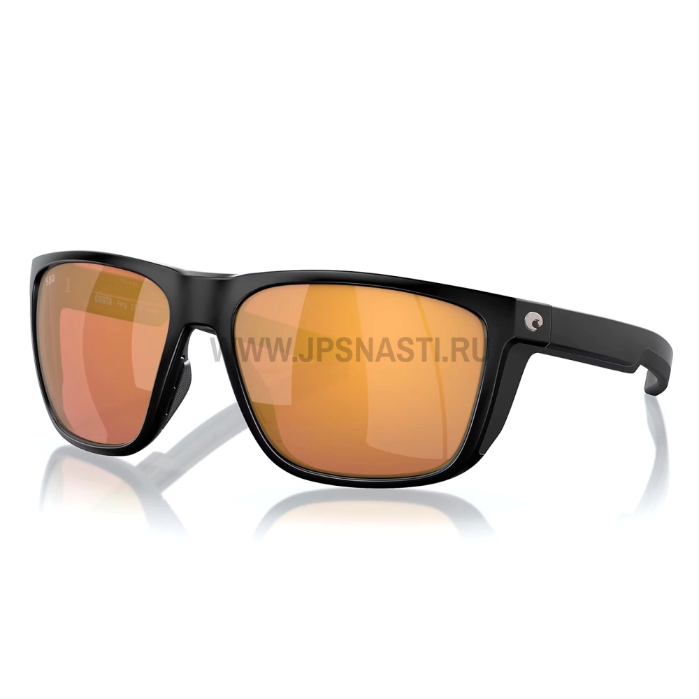 Очки поляризационные Costa Del Mar Ferg 580G, L, regular fit, matte black/gold mirror