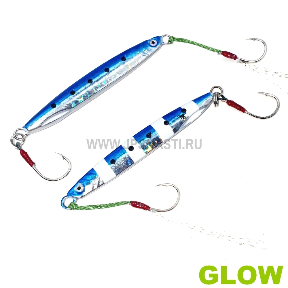 Пилькер S.F.P. Sea Jig Long, 10 г, 02 Glow