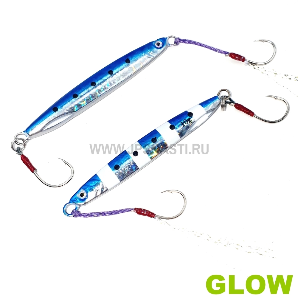 Пилькер S.F.P. Sea Jig Long, 14 г, 02 Glow