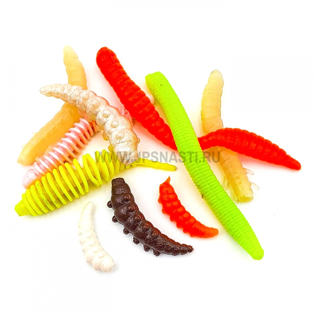 Силиконовые приманки Soorex Mix Lure, сыр