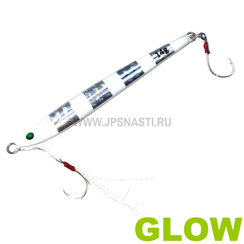 Пилькер S.F.P. Sea Jig, 14 г, GL Glow