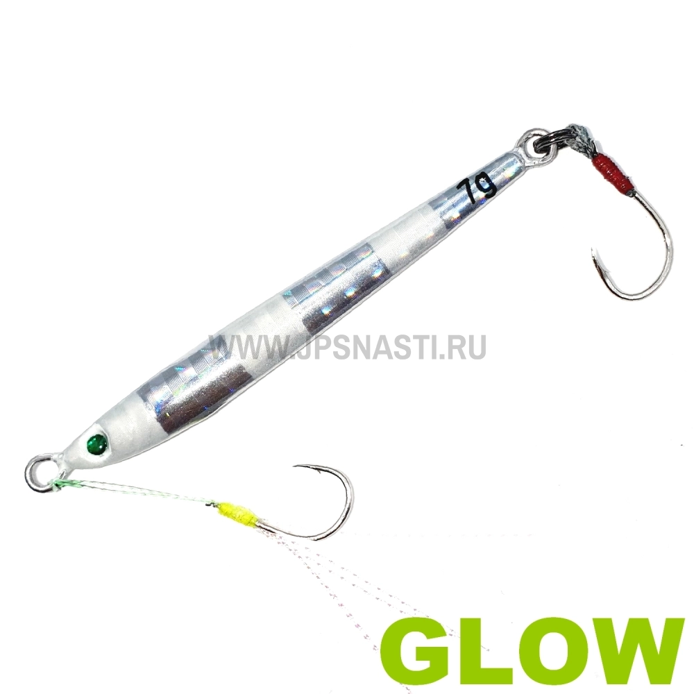 Пилькер S.F.P. Sea Jig, 7 г, GL1 Glow