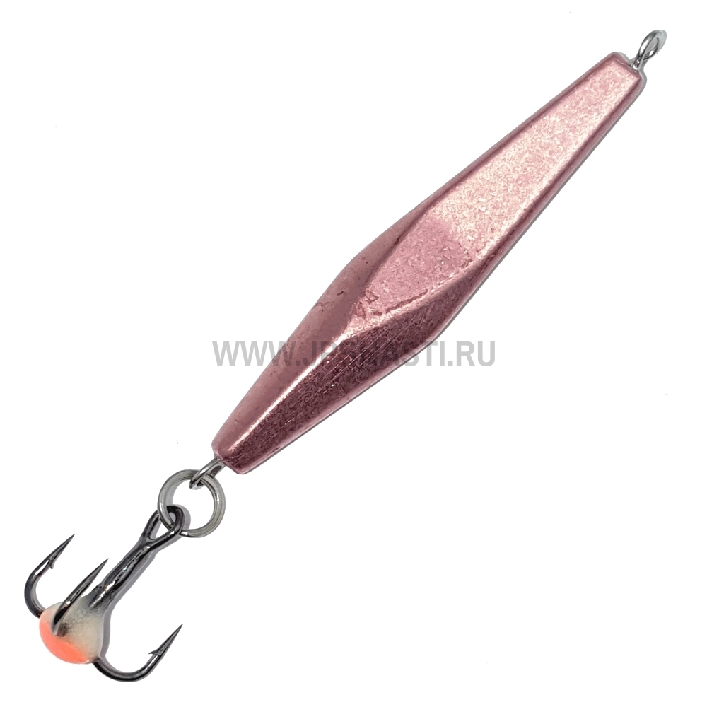 Зимняя блесна MaxFishing Ice "KT YZ" 35 мм (подвес), 3.5 гр, серебро-медь