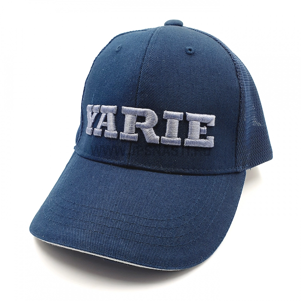 Кепка Yarie №927 Yarie Cap Embroidery Logo Mesh New, Navy