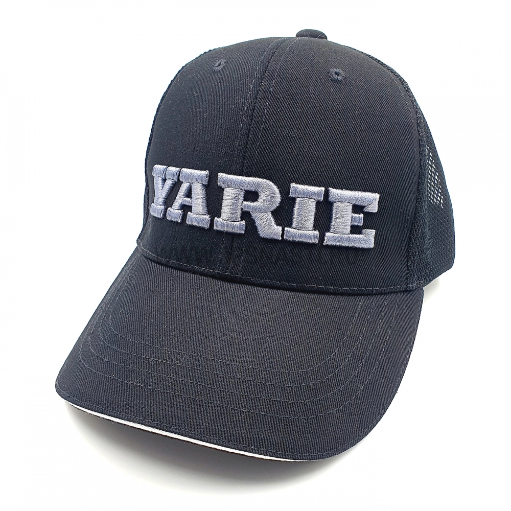 Кепка Yarie №927 Yarie Cap Embroidery Logo Mesh New, Black