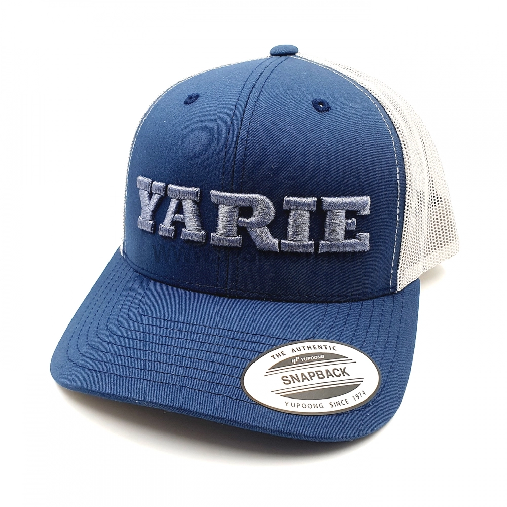 Кепка Yarie №928 Yarie Cap Embroidery Logo Mash, Navy / Beige