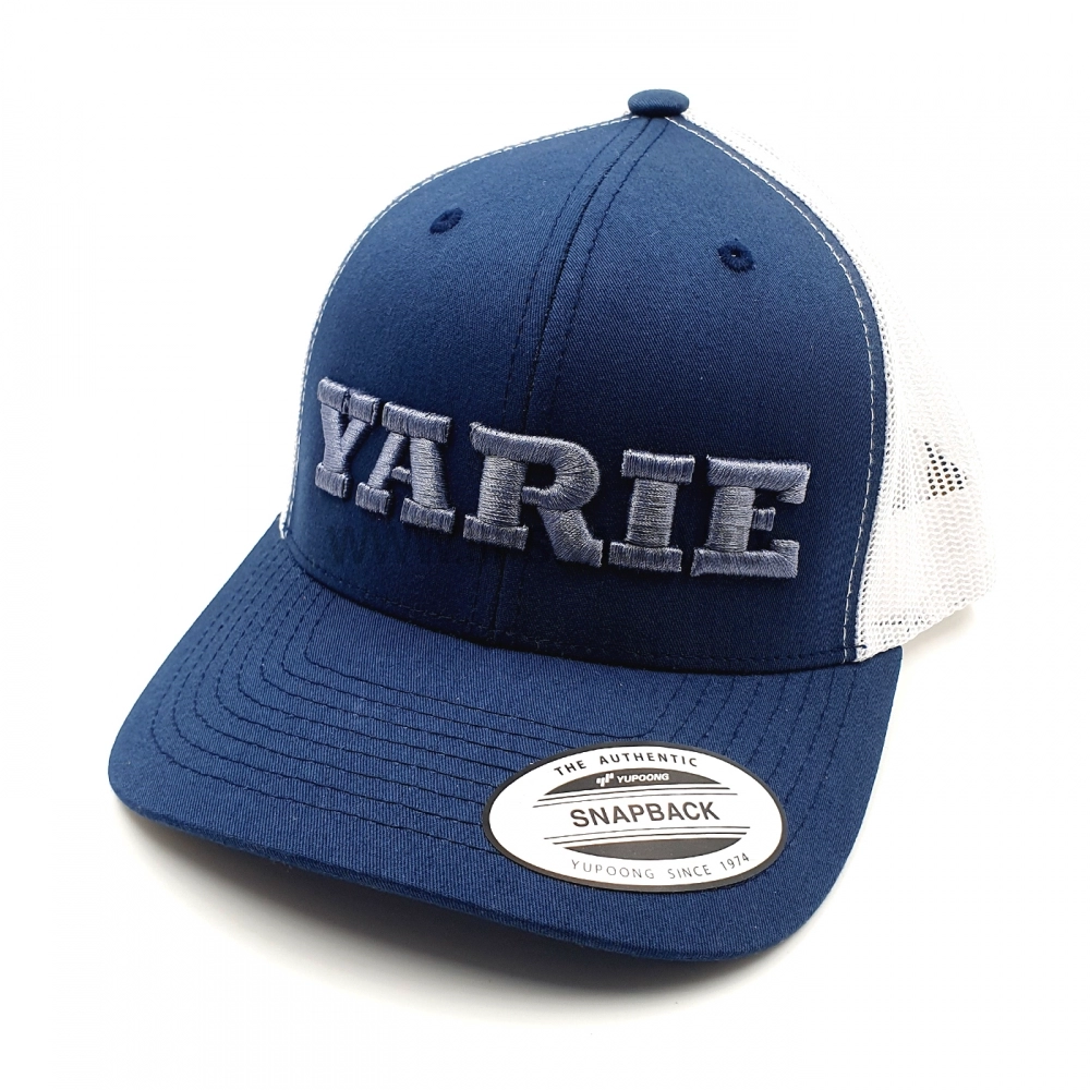 Кепка Yarie №928 Yarie Cap Embroidery Logo Mash, Navy / White