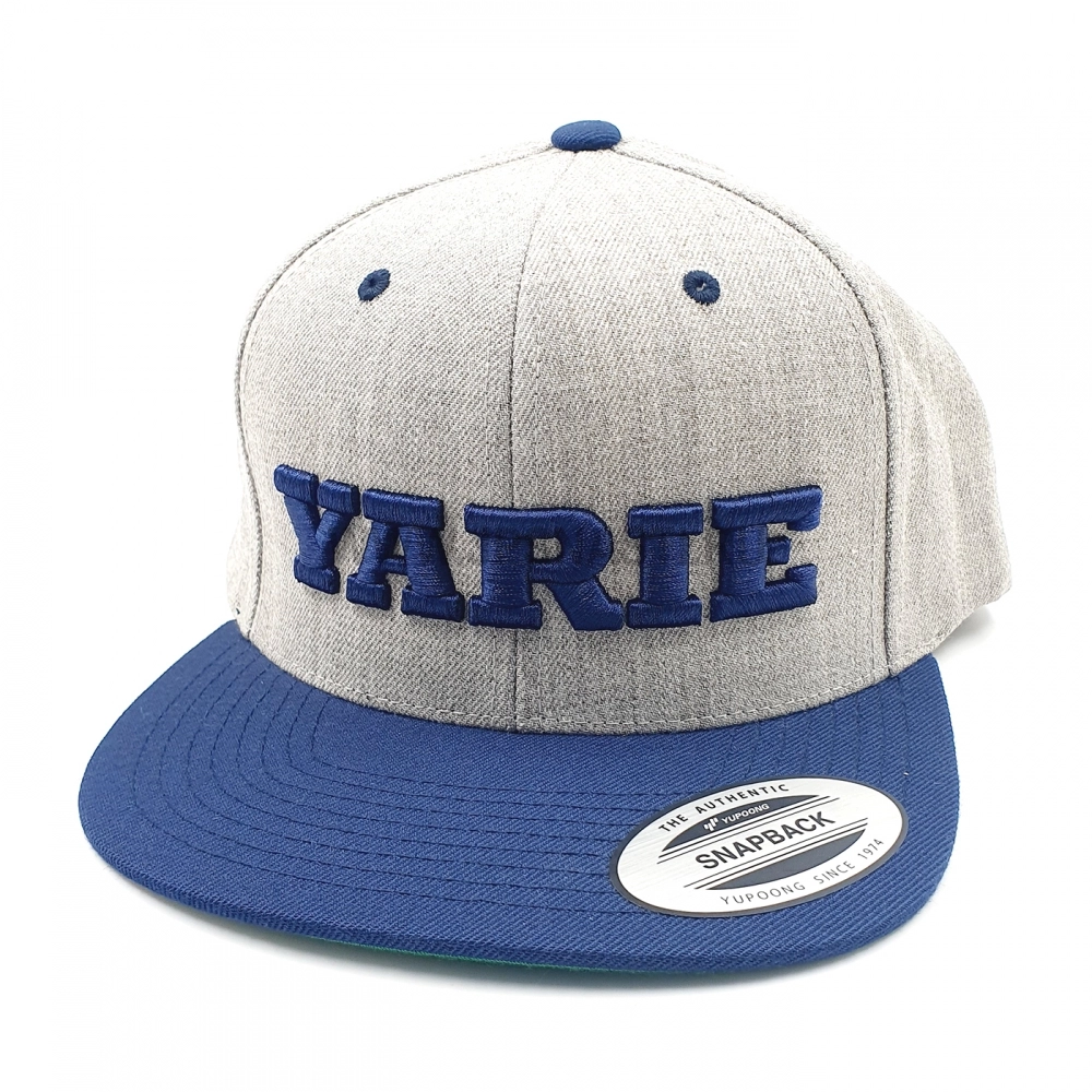 Кепка Yarie №928 Yarie Cap Embroidery Logo Flat, Gray / Navy