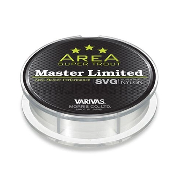 Монофильная леска Varivas Super Trout Area Master Limited SVG Nylon, #0.2, 1.2 Lb, 150 м, прозрачный