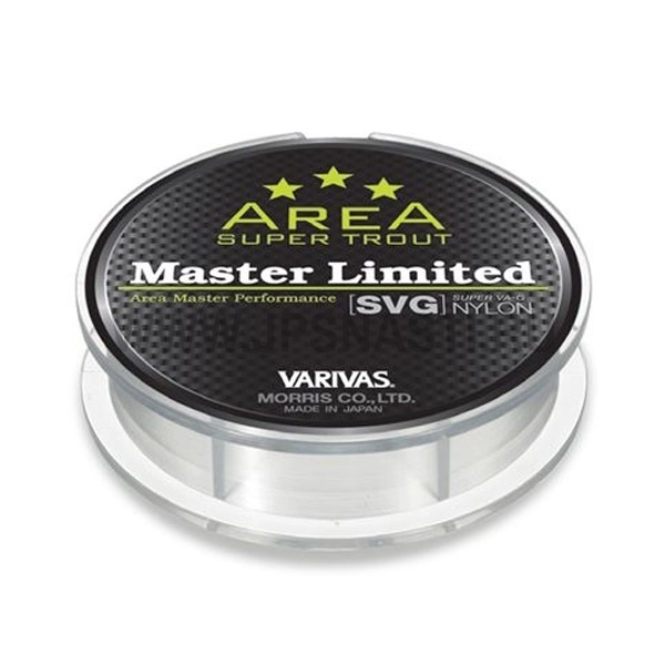 Монофильная леска Varivas Super Trout Area Master Limited SVG Nylon, #0.4, 2.5 Lb, 150 м, прозрачный