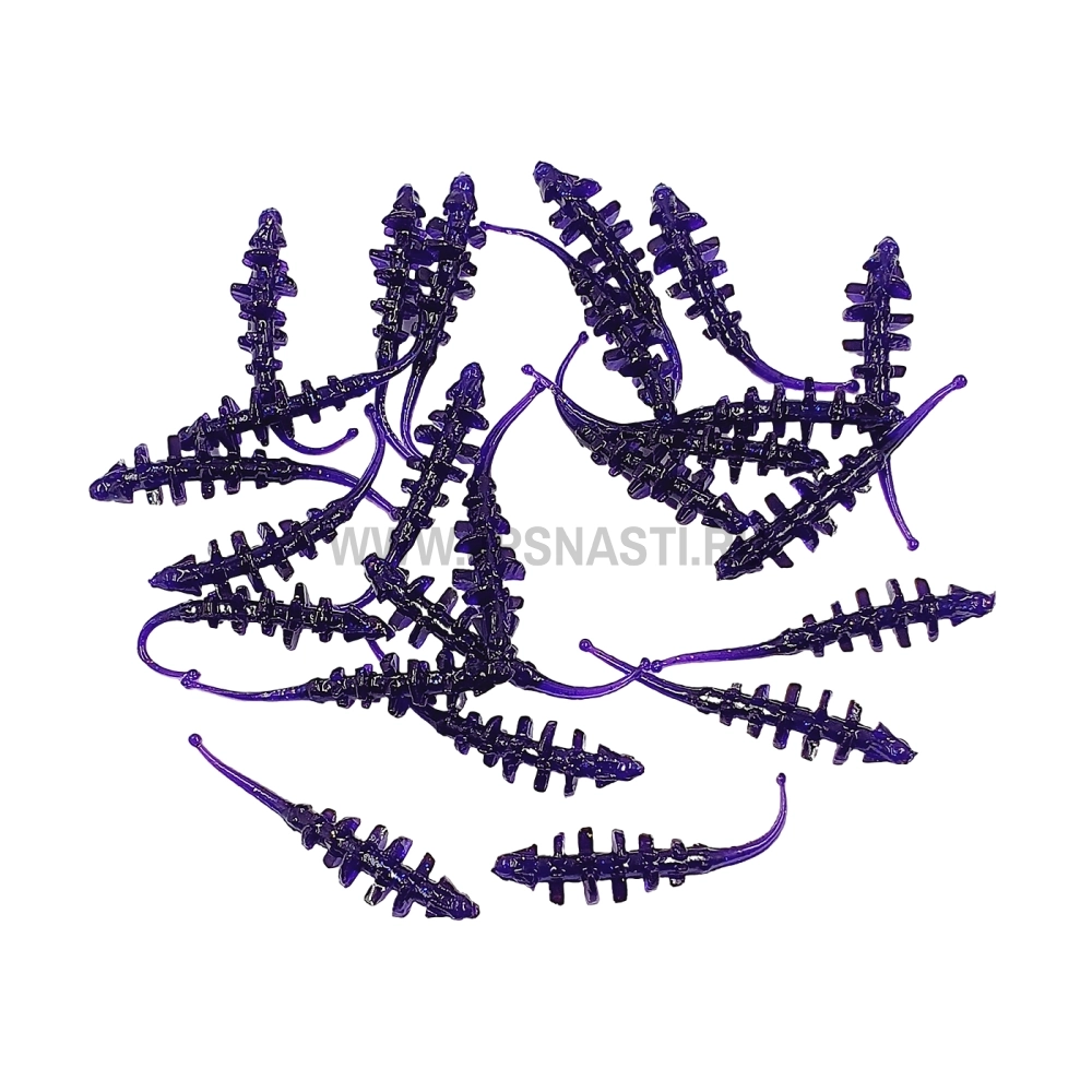 Силиконовые приманки Eleven Lures Micro Trap 1.5, 20 шт, #Grape Purple