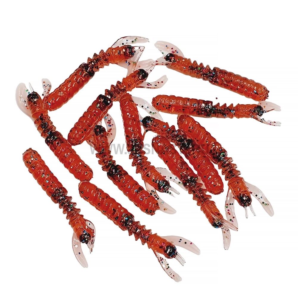 Силиконовые приманки Eleven Lures ScareCraw 1.7, 10 шт, #Bronze Pumpkin