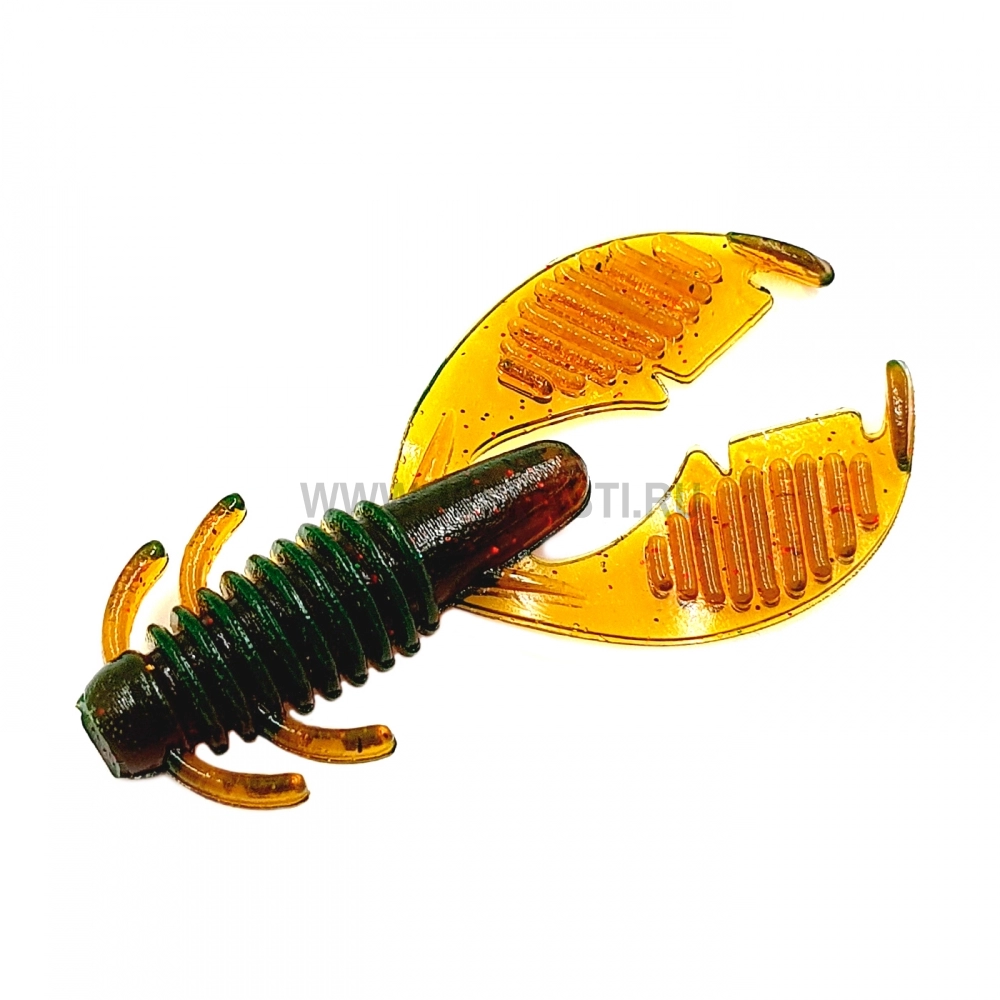 Силиконовые приманки МикроDжиг Ax Craw Mini 1.8", 45 мм, #Машинное масло, креветка