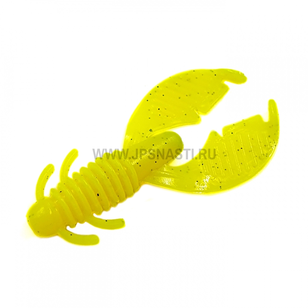 Силиконовые приманки МикроDжиг Ax Craw Mini 1.8", 45 мм, #Шартрез, лосось