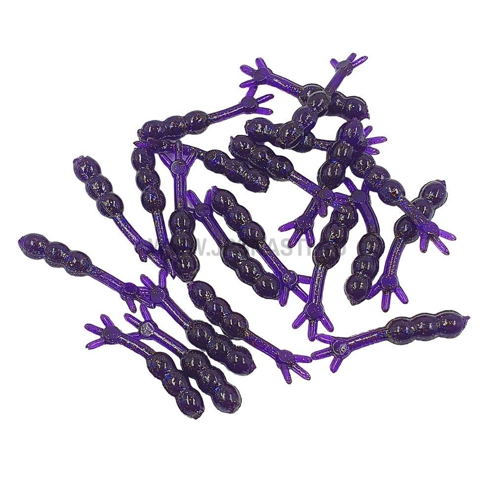 Силиконовые приманки Eleven Lures Chikki 1.5, 20 шт, #Deep Purple