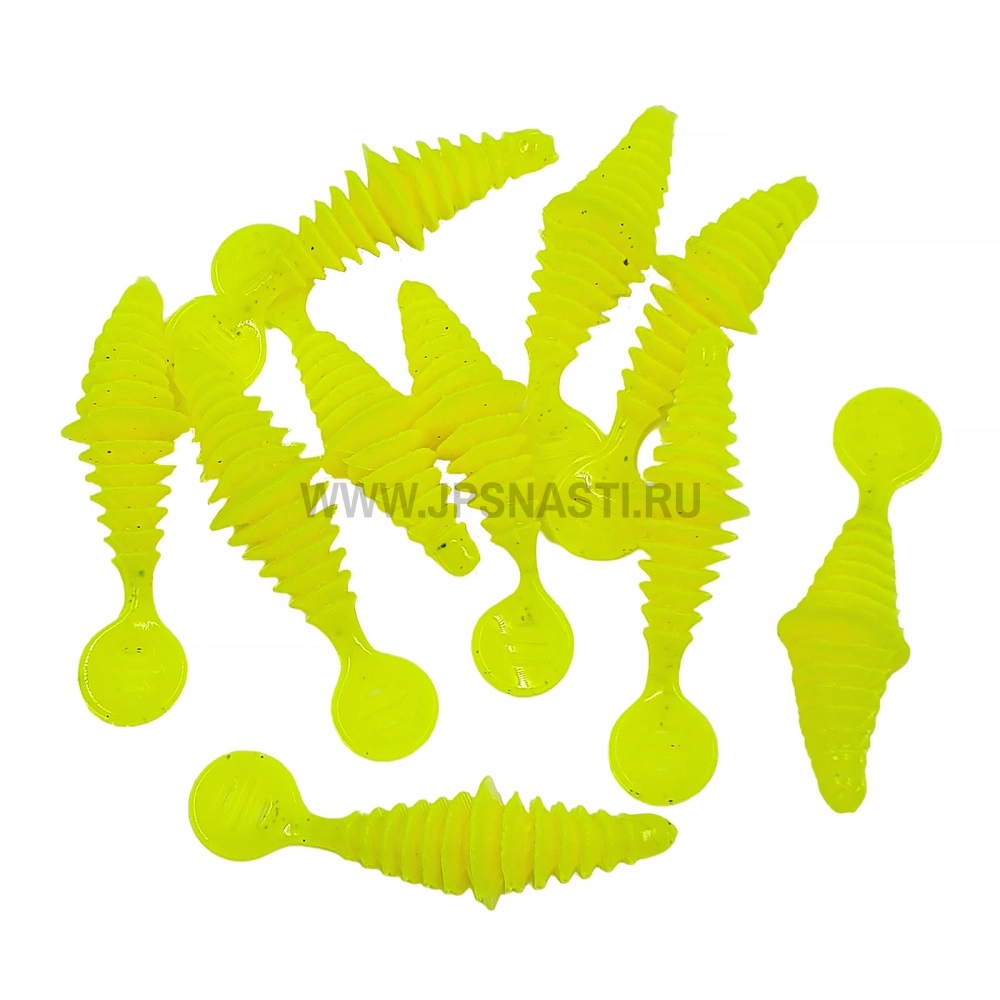 Силиконовые приманки Eleven Lures Sign 2, 10 шт, #Fluo Lemon