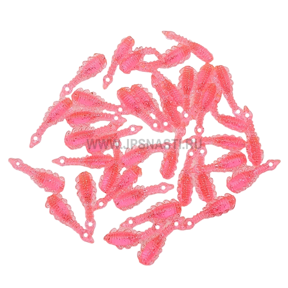 Силиконовые приманки Eleven Lures Atata, 30 шт, #Slutty Pink