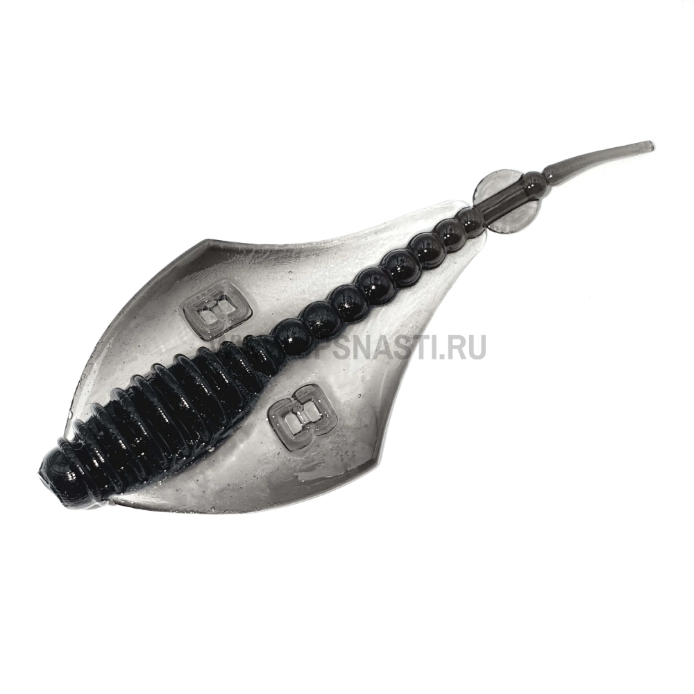 Силиконовые приманки Boroda Baits Manta, черный, сыр