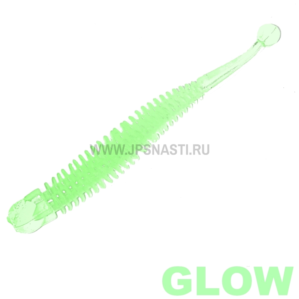 Силиконовые приманки Boroda Baits Mila Neo, glow зеленый, сыр