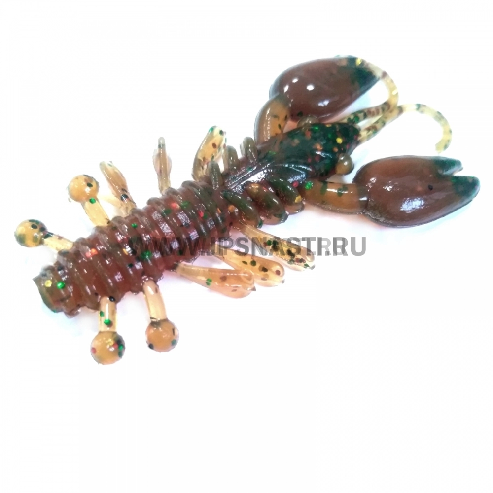 Силиконовые приманки Boroda Baits Crawler 45, машинное масло темное, рыба