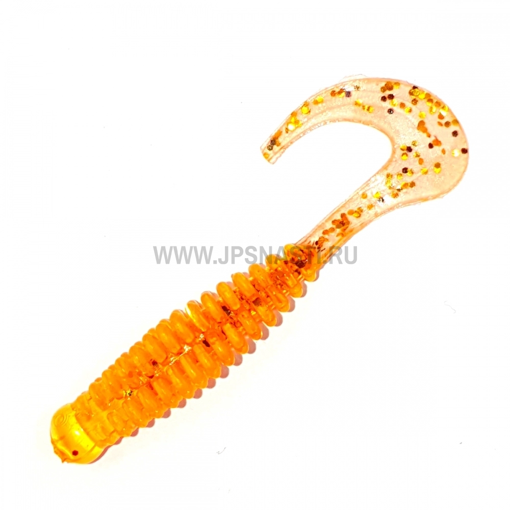 Силиконовые приманки Boroda Baits Phantom 55, #136 Orange & Black / Gold Glitter, блистер