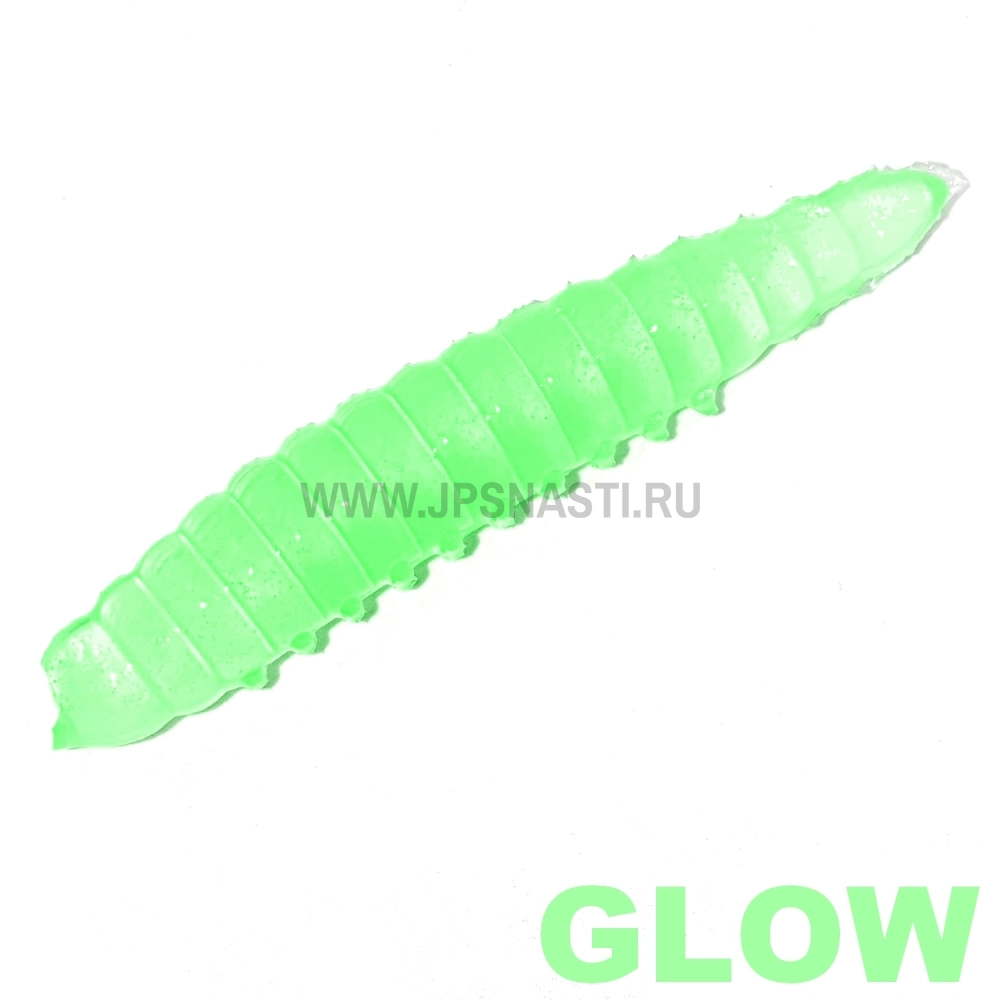 Силиконовые приманки Boroda Baits Salo 45, зеленый Glow, сыр