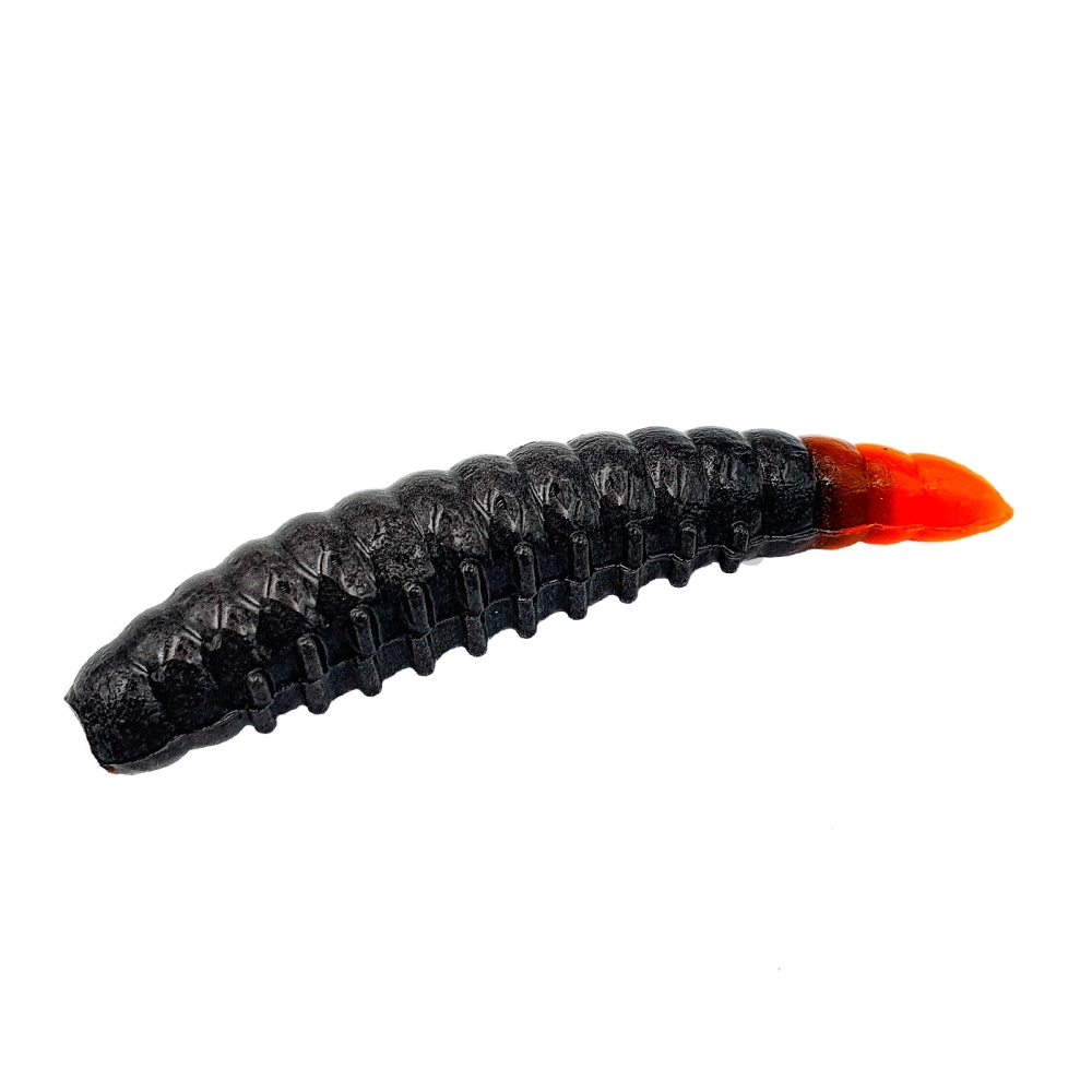 Силиконовые приманки Boroda Baits Salo 30 Float, 238 Черный / Ярко-оранжевый, сыр