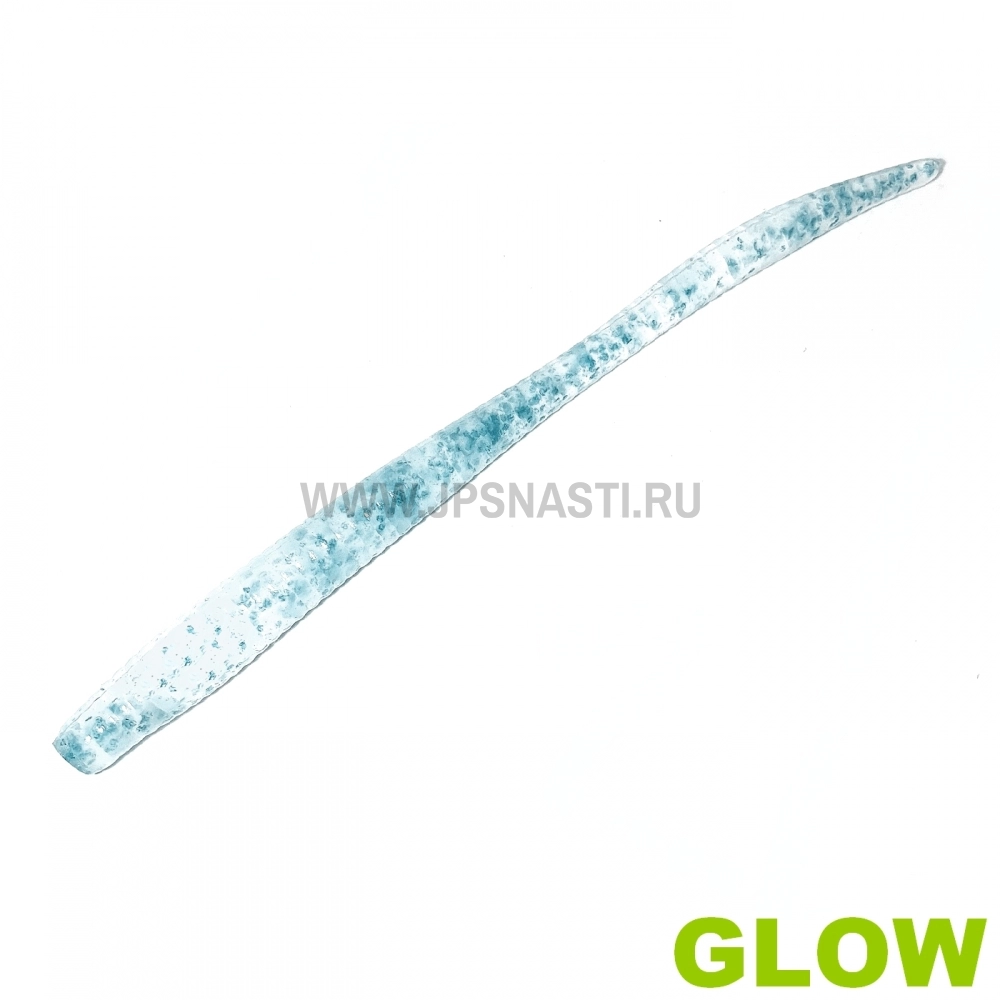 Силиконовые приманки Boroda Baits ivi, RF 158 - Crystal Blue Glow, рыба, блистер