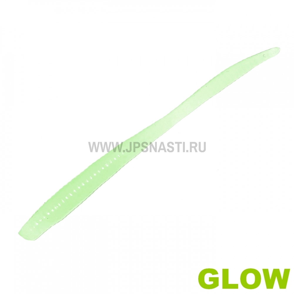 Силиконовые приманки Boroda Baits ivi, RF 400 - Glow Green, рыба, блистер