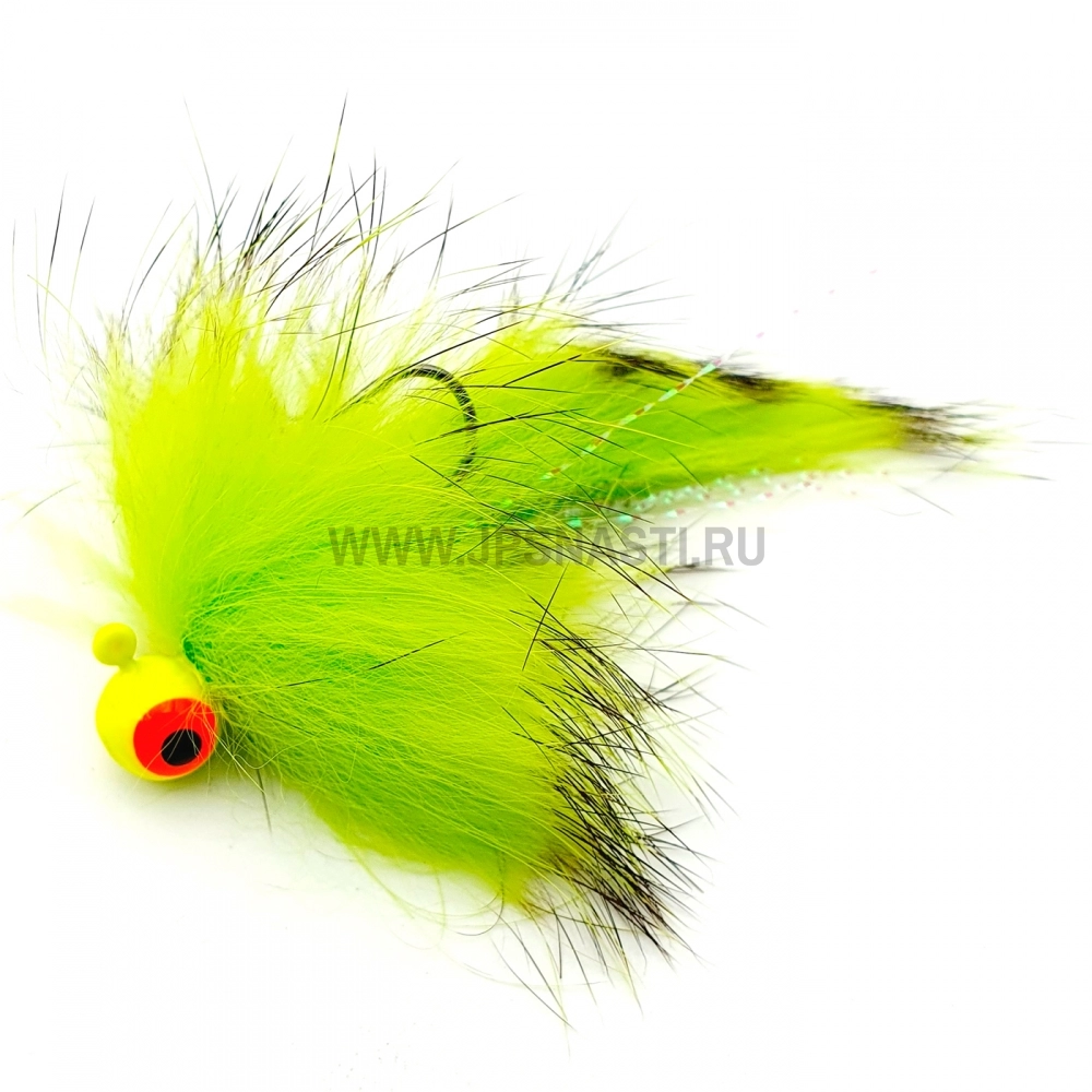 Стример Boroda Baits Roger, 2.5 г, 02 Chartreuse Tiger