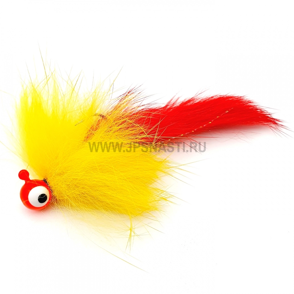 Стример Boroda Baits Roger, 2.5 г, 09 Yellow/Red