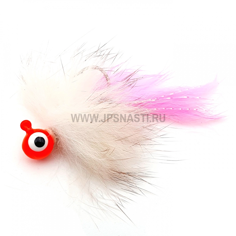 Стример Boroda Baits Roger, 2.5 г, 18 White/Barbie