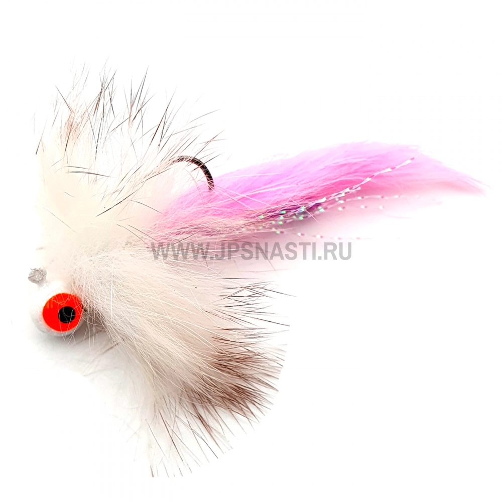 Стример Boroda Baits Roger, 3.5 г, 18 White/Barbie