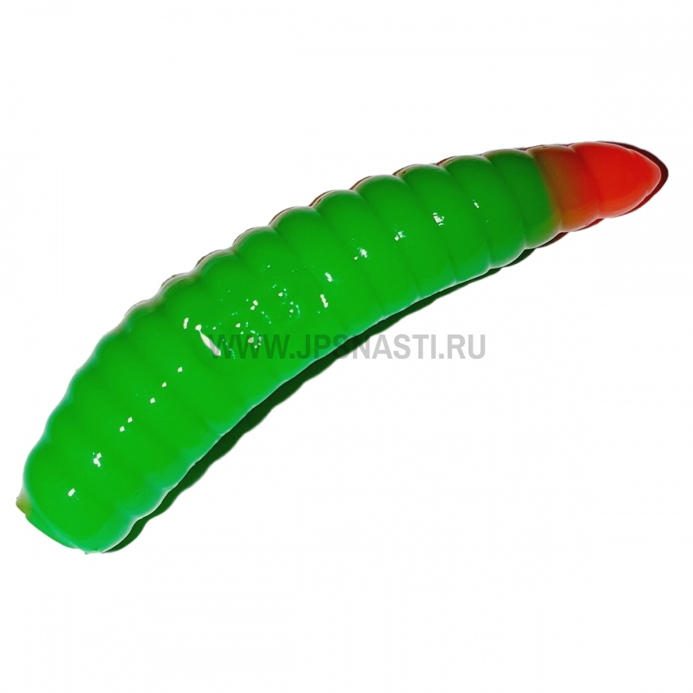 Силиконовые приманки Boroda Baits SiSiLiA 51, зеленый / оранжевый, сыр