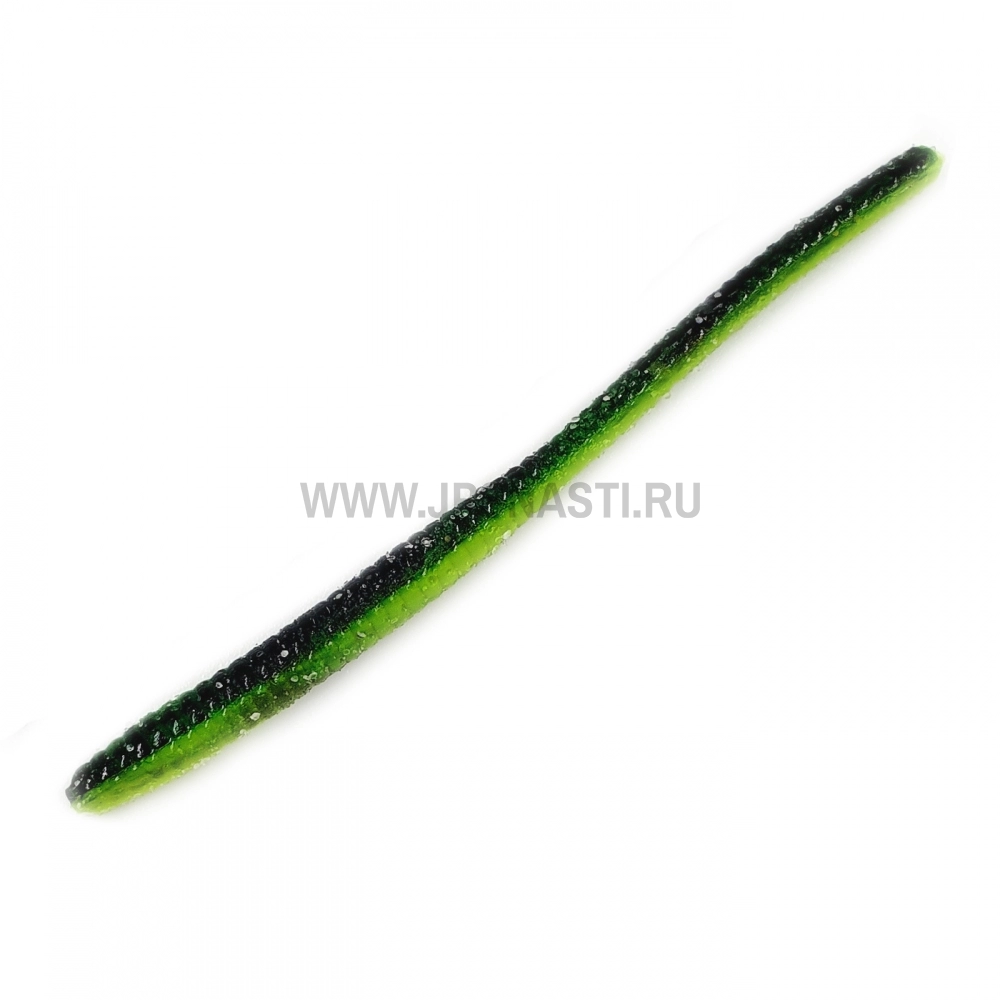 Силиконовые приманки MicroFishing Worm, 2.25 inch, креветка, #9 черный-шартрез