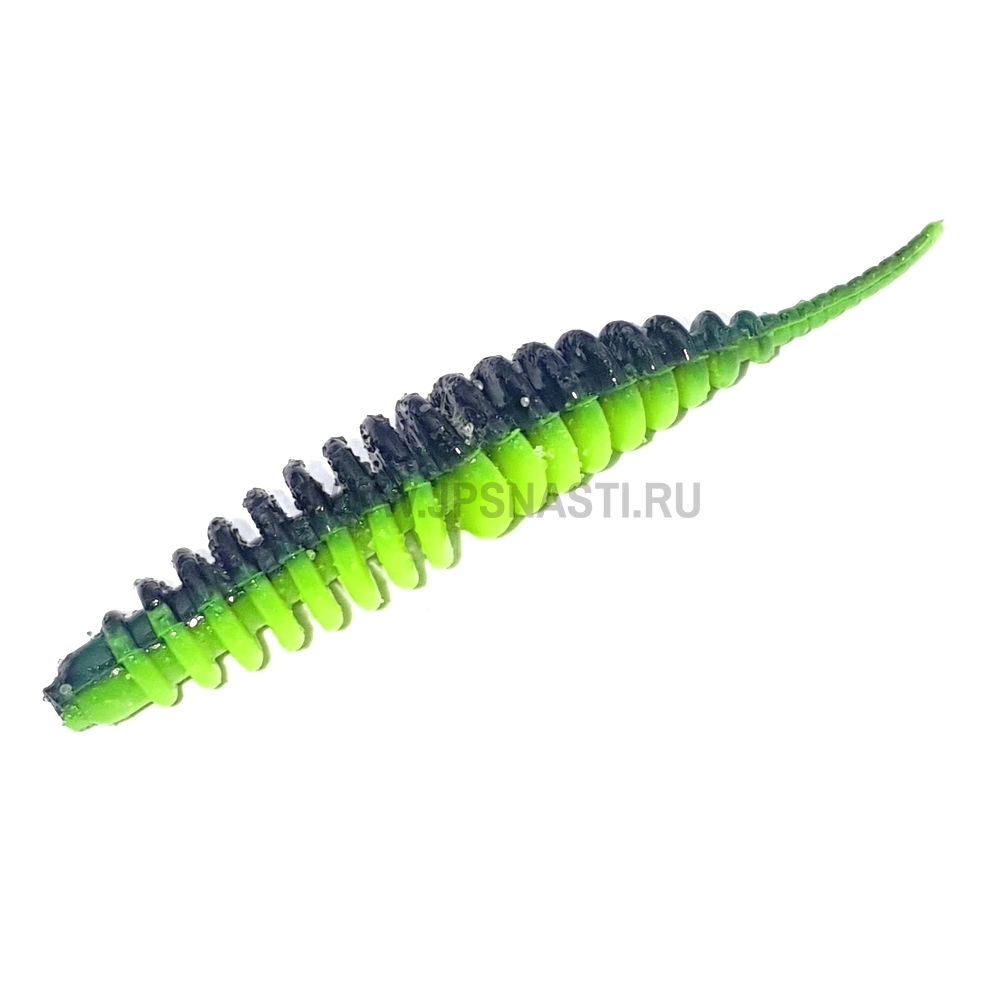 Силиконовые приманки MicroFishing Ribs Swim, 2 inch, креветка, #9 черно-лимонный